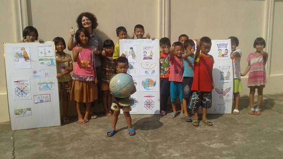 antonelladelgrosso disegni per la pace con i bimbi del nord